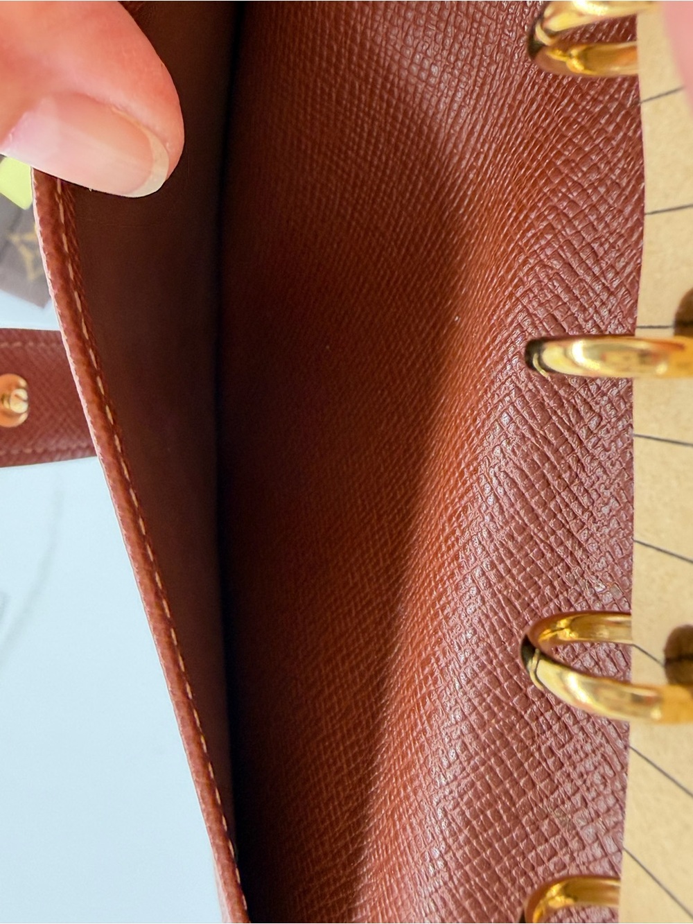 Louis Vuitton Brown Monogram Agenda PM in Excellent Condition w/Entrupy COA!🤎 - Picture 6 of 13